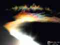 3-9-2010 Spectacular UFO lenticular Cloud and sunset stills with rainbow ice crystals